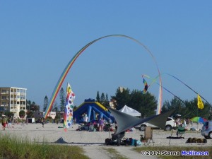 Treasure Island kiting landscape